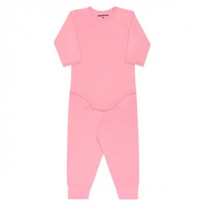 Conjunto Térmico Body Para Bebê Rosa Tam RN Dedeka