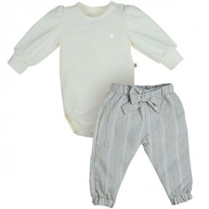 Conjunto Bebê Creme Grow Up 03 M