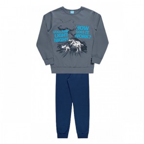 Conjunto Moletom Infantil Masculino 14 Anos Kamylus