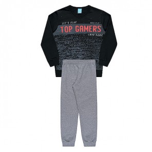 Conjunto Moletom Infantil Masculino 14 Anos Kamylus