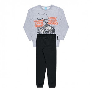 Conjunto Moletom Infantil Masculino 8 Anos Kamylus