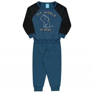 Conjunto Moletom Infantil Masculino Tamanho P Kamylus