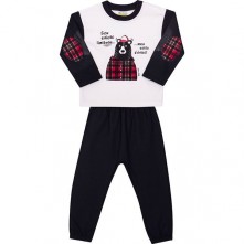 Conjunto Infantil Off White e Preto Jaca Lelé 04 A