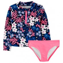 Conjunto Praia Bebê Preto e Rosa Carter's 10 A