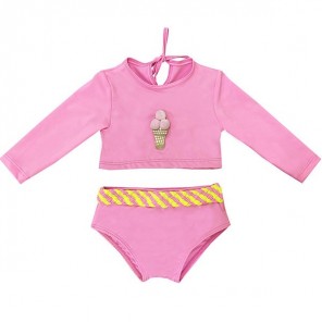 Conjunto Praia Infantil Rosa Grow Up 04 A