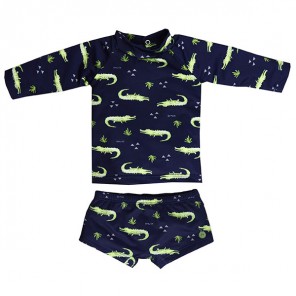 Conjunto Praia Infantil Grow Up Azul Marinho P