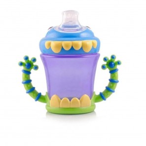 Copo De Transição Com Alça E Bico Monstro 210ml Nuby