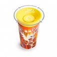 Copo 360° Infantil de Treinamento Grande Wild Girafa 266ml Munchkin