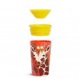 Copo 360° Infantil de Treinamento Grande Wild Girafa 266ml Munchkin