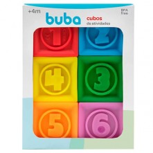 Cubos de Atividades Coloridas Buba +4M