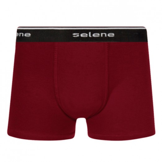 Cueca Boxer Infantil M Bordo Selene