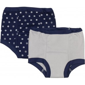 Kit Cueca Desfralde Gerber Azul/Cinza 18M