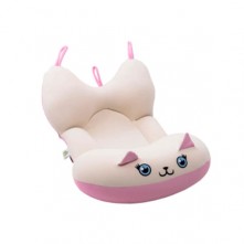 Almofada pequena para banho baby pil gatinha rosa