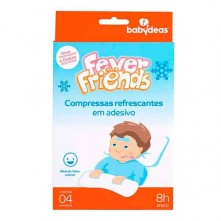 Adesivo para febre infantil fever friends 4unid