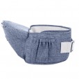 Canguru Kababy Bebê Seat Line Jeans Até 15kg Com Alças