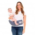 Canguru Kababy Bebê Seat Line Jeans Até 15kg Com Alças