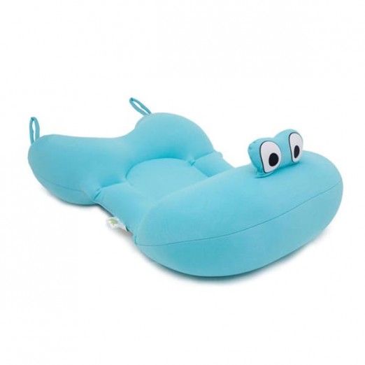 Almofada para banho baby pil azul