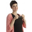 Camiseta canguru e sling regata feminina egg preta penka