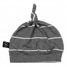 Penka gorro infantil cinza e branco geppetto