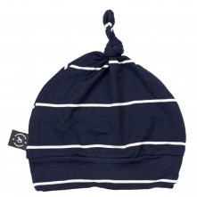 Penka gorro infantil azul marinho e branco popeye