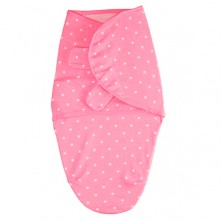 Cueiro Infantil Swaddle Wraps  Poá Rosa Comtac