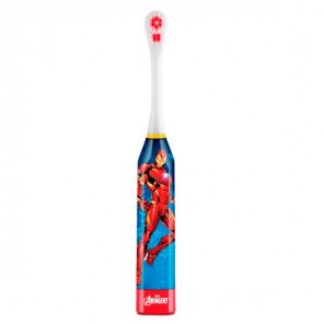 Escova De Dentes Infantil Elétrica Homem de Ferro Marvel Multikids 