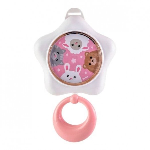 Estrela de Musica Rosa Infantil 3 Meses Buba