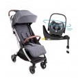 Carrinho de Bebê Maxi Cosi TS Eva Luxe Trio Isofix 360 Maxi Cosi Twillic Grey até 22kg