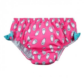 Fralda De Piscina Infantil Milk Rosa Ecokids 6M