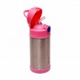 Garrafa Térmica Inox Infantil Feminina 270Ml Rosa Clingo