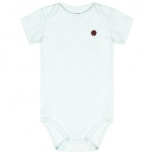 Body Manga Curta Infantil Branco RN Kamylus