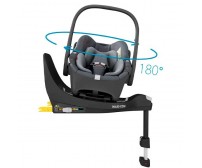 Bebê Conforto Maxi Cosi Pebble Twillic Grey 360 com Base FamilyFix 360 