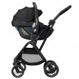 Carrinho Bebê Travel System Leona2 Essential Black  Fechamento Automático Maxi Cosi