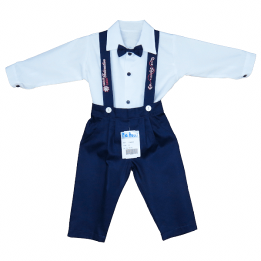 Conjunto Batizado Infantil Fustão G Piu Ducci