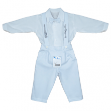 Conjunto Batizado Infantil Fustão P Piu Ducci