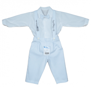 Conjunto Batizado Infantil Fustão G Piu Ducci