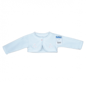 Bolero Bordado Infantil Branco Piu Ducci 02 Anos