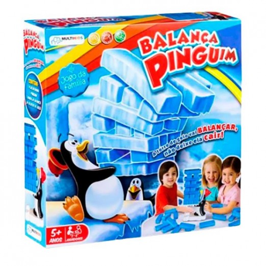 Jogo Infantil Balança Pinguim Multilaser