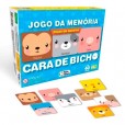 Jogo Da Memória Infantil Cara De Bicho 40 Peças Pais & Filhos