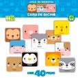 Jogo Da Memória Infantil Cara De Bicho 40 Peças Pais & Filhos