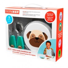 Kit Alimentação Zoo Cachorro Pug Skip Hop