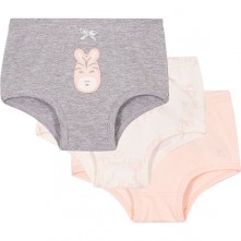 Kit Calcinha Infantil 3 Cores Nini E Bambini M