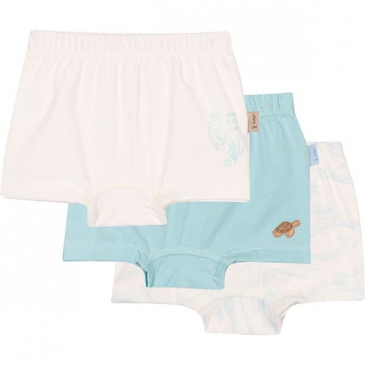 Kit Cueca Infantil Com 3 Unidades Nini E Bambini Tam 01 Ano