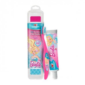 Kit Escova E Creme Dental Infantil Barbie Condor