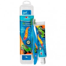 Kit Escova E Creme Dental Infantil Hot Wheels Condor