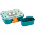 Kit Lanche Infantil Para Menino Robô Azul Com Divisória Skip Hop