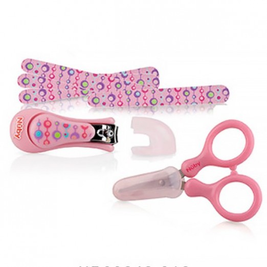 Kit Manicure Infantil Rosa Nuby