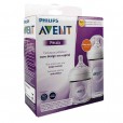 Kit De Mamadeira Para Bebês Pétala 125ML E 260ML Transparente Avent