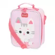 Lancheira Infantil Azul Filhote de Gato Kouii