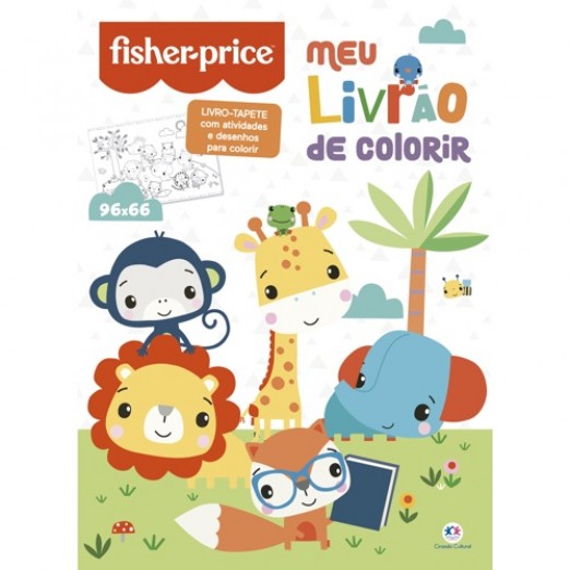 Brinquedo Infantil Livro Tapete 16 Páginas Fisher Price